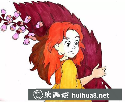 借東西的小人愛麗緹的畫法