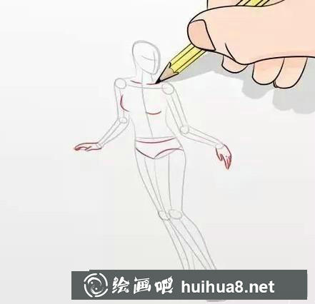 女性身體簡(jiǎn)筆畫教程