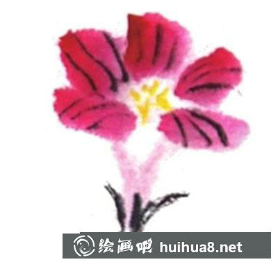 國(guó)畫教程之凌霄花