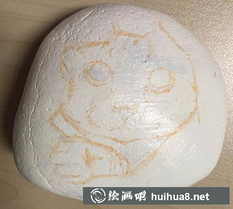 丙烯畫貓步驟教程