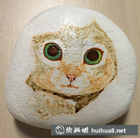 丙烯畫貓步驟教程