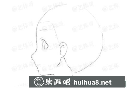 側(cè)臉少女漫畫教程