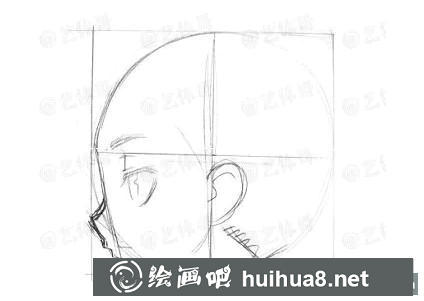 側(cè)臉少女漫畫教程