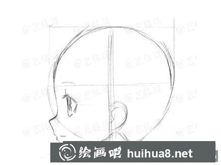 側(cè)臉少女漫畫教程