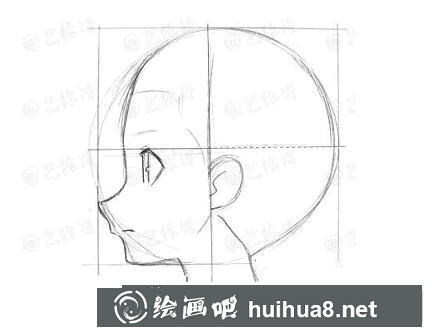 側(cè)臉少女漫畫教程