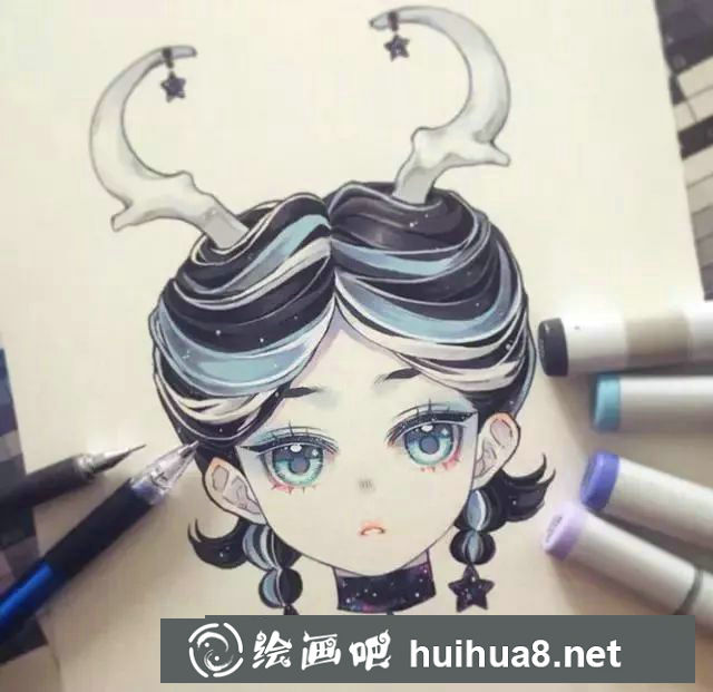 處女座的漫畫少女