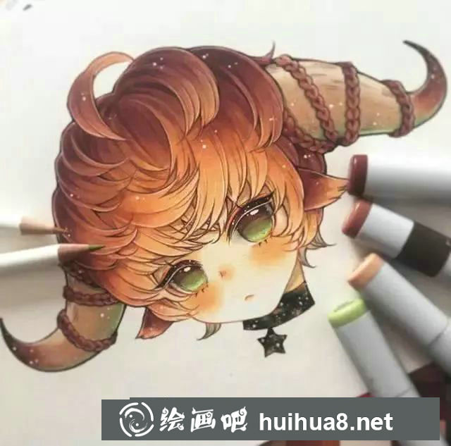 水瓶座的漫畫少女