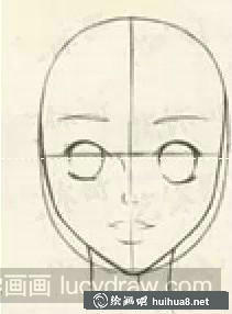 可愛的短發(fā)女孩簡筆畫