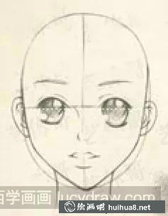 可愛的短發(fā)女孩簡筆畫