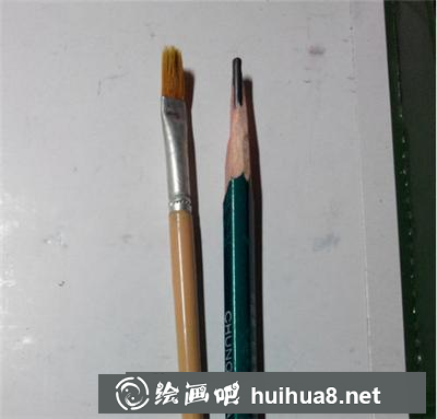水粉畫教程：噴墨樹木