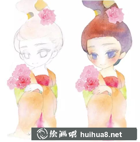 古風(fēng)Q版漫畫人物的畫法