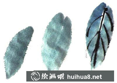 國畫教程-怎么畫柿子