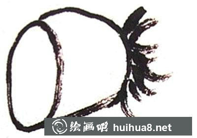 國畫教程之怎么繪制蓮藕