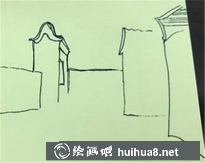 速寫教程：我家小院