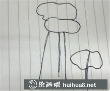 速寫荷塘月色畫法解析