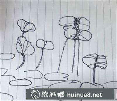 如何畫荷塘月色