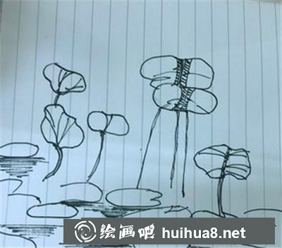如何畫荷塘月色