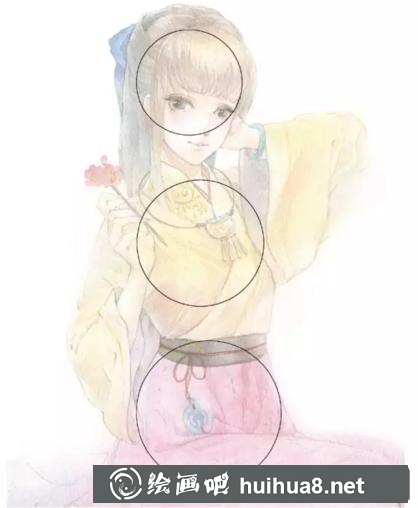 古風水彩漫畫人物的畫法