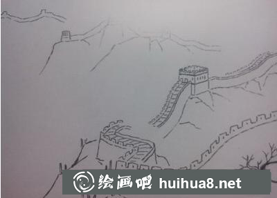 長城的畫法