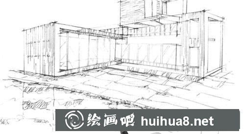 會所速寫過程