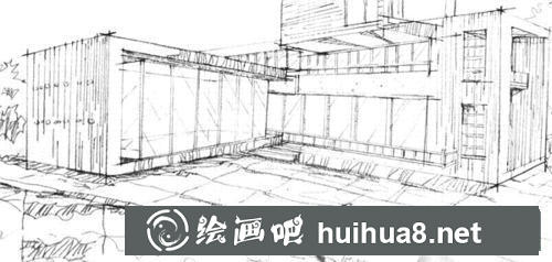 會所速寫過程