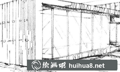 會所速寫過程