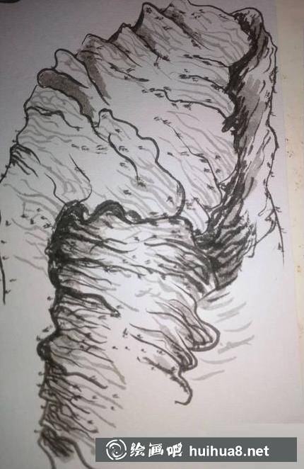 石山的畫(huà)法