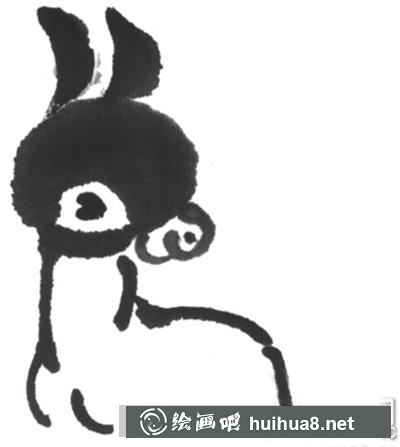 國畫教程-怎么繪制小毛驢