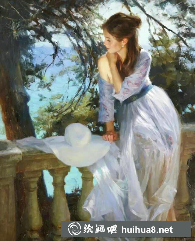 Vladimir Volegov人物油畫