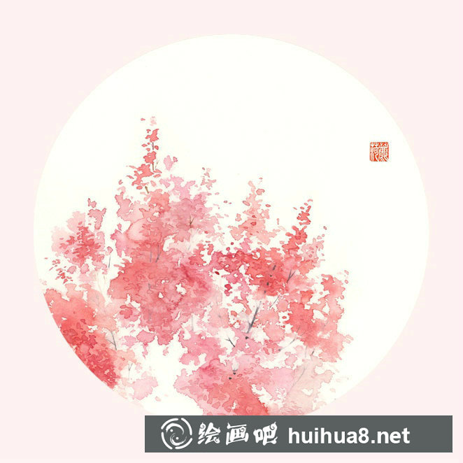 水彩畫花卉作品二