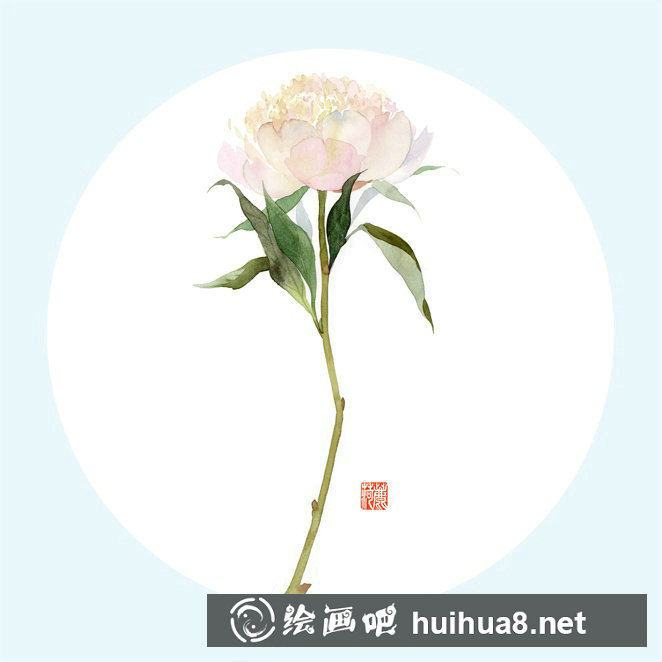 水彩畫花卉作品四