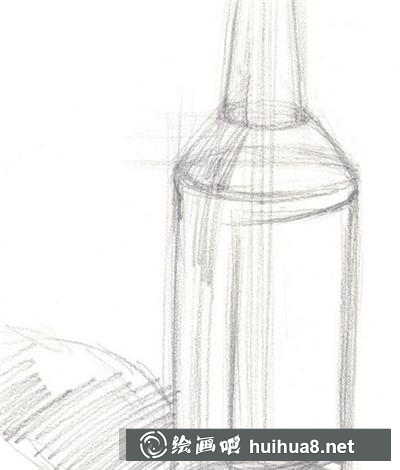 水粉畫(huà)教程：白酒瓶的畫(huà)法