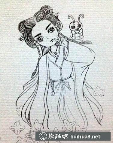 Q版花千骨的畫法