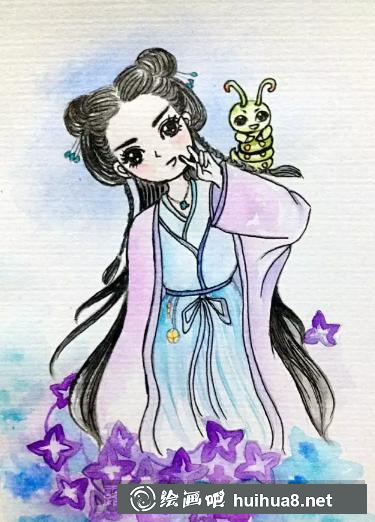 Q版花千骨的畫法