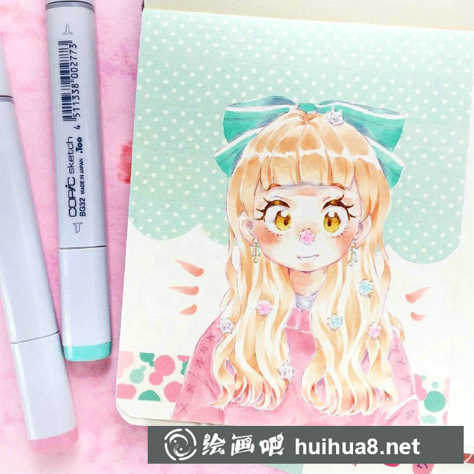 馬克筆手繪漫畫蘿莉之二