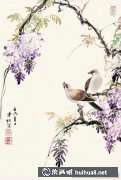 溥佐工筆畫花鳥藝術賞析