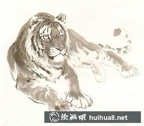 老虎國畫 老虎國畫