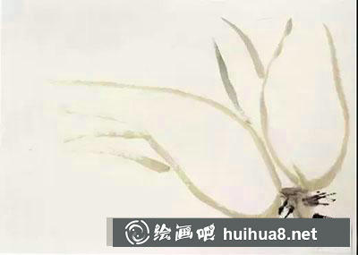 國畫教程：怎么繪制蔬菜(白菜、蘿卜)圖