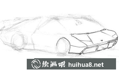 小汽車(chē)的畫(huà)法