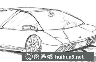 小汽車(chē)的畫(huà)法