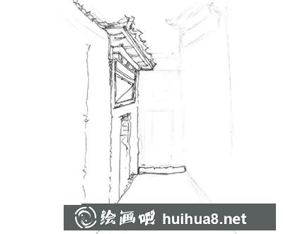 胡同小巷的畫法