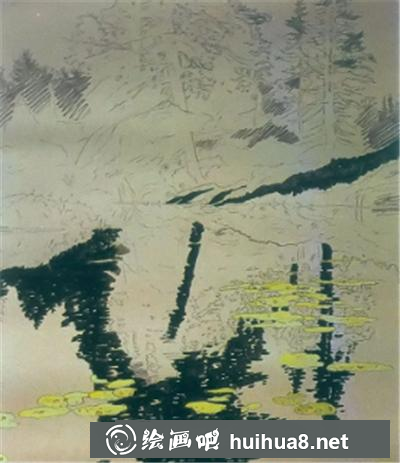 水中倒影的畫(huà)法