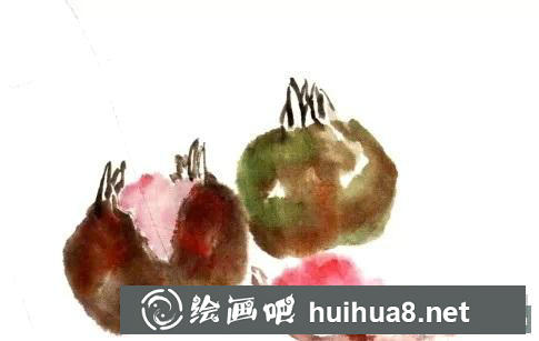 石榴國畫教程