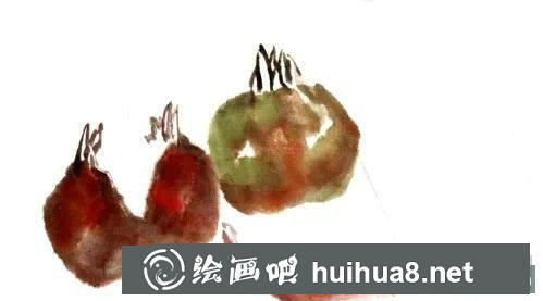 石榴國畫教程