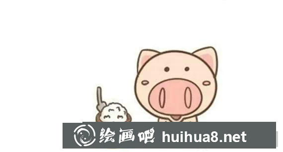小粉豬簡筆畫