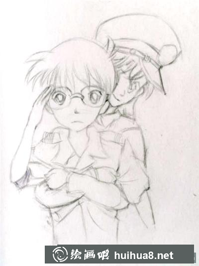 柯南和小蘭漫畫