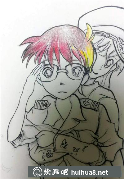 柯南和小蘭漫畫