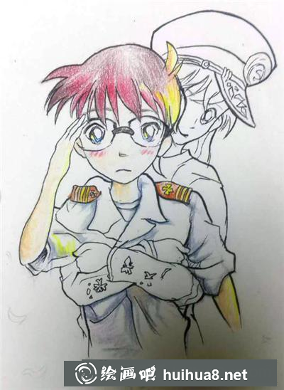 柯南和小蘭漫畫