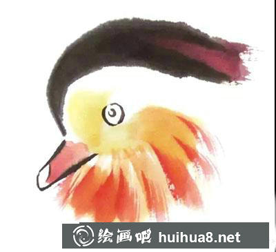 國畫教程-鴛鴦的繪制方法