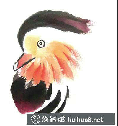 國畫教程-鴛鴦的繪制方法